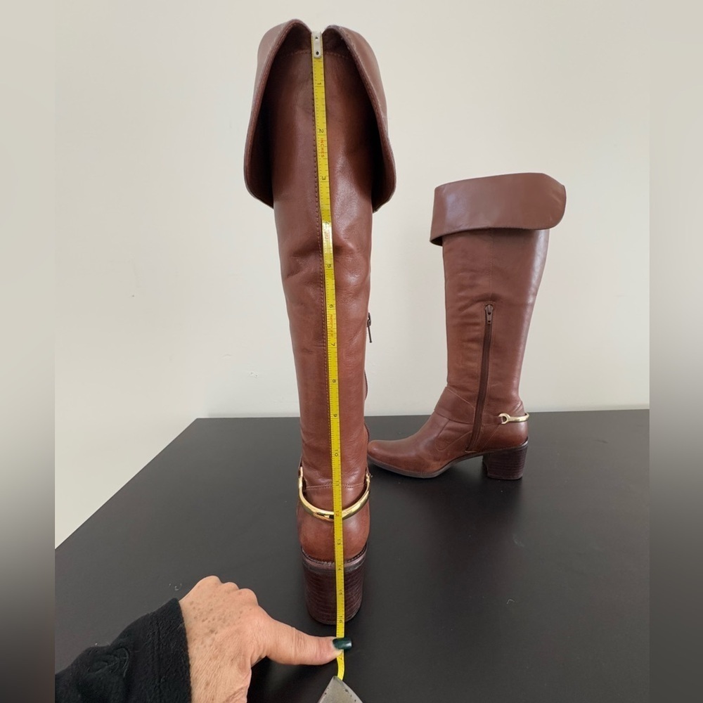 Truth or Dare by Madonna  Over the Knee, Brown Knee High Boots US 6 M - Picture 13 of 15